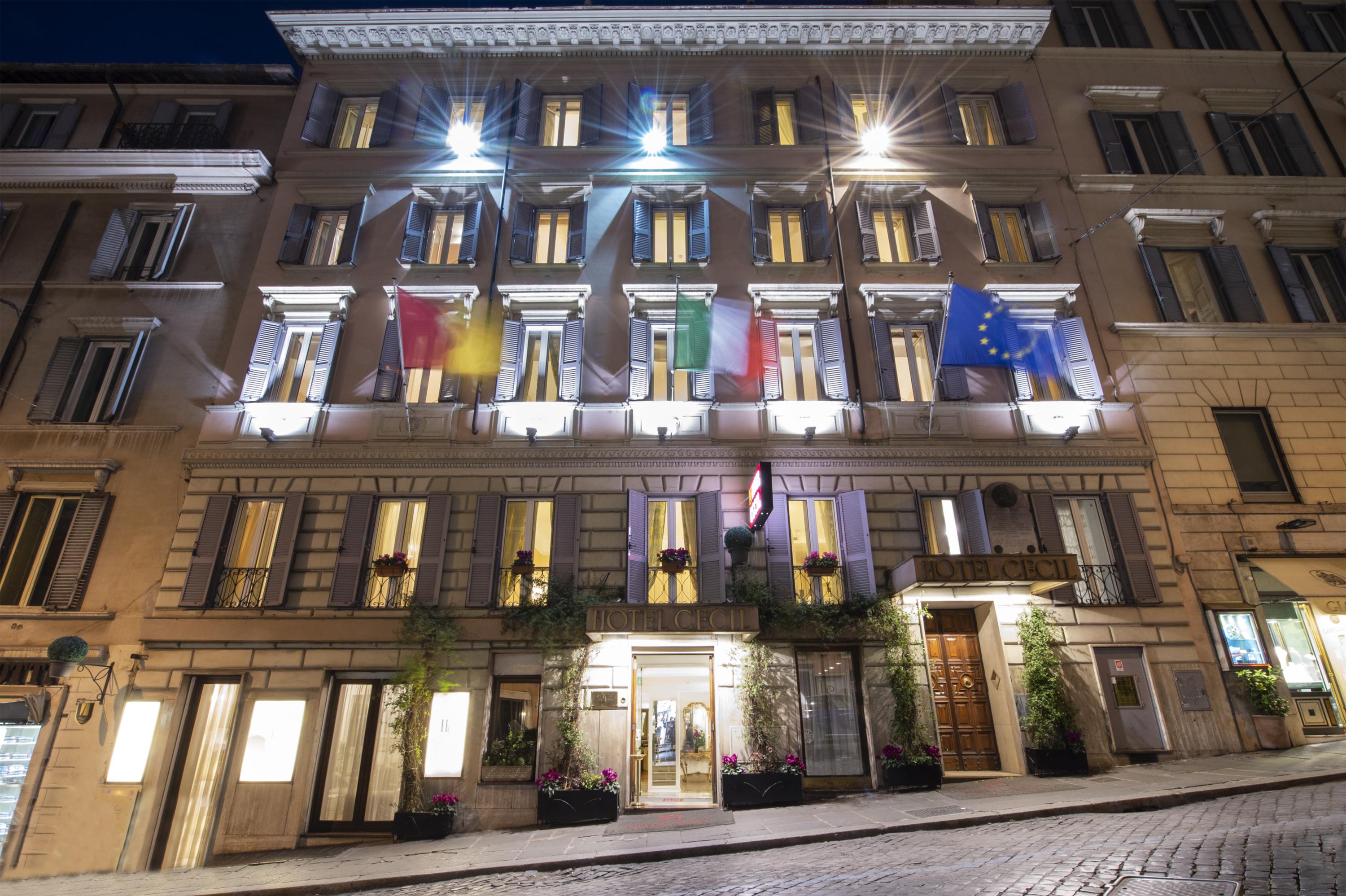 Hotel Cecil Rom Exteriör bild