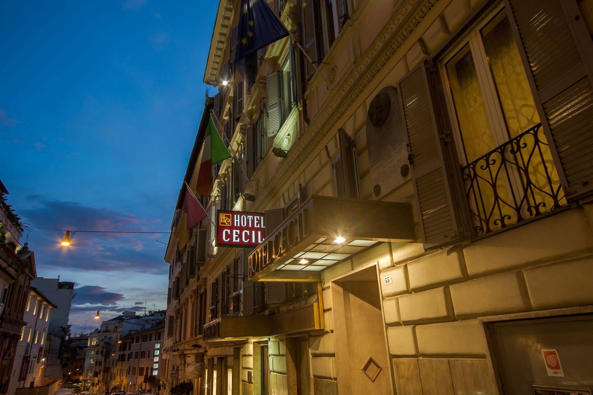 Hotel Cecil Rom Exteriör bild