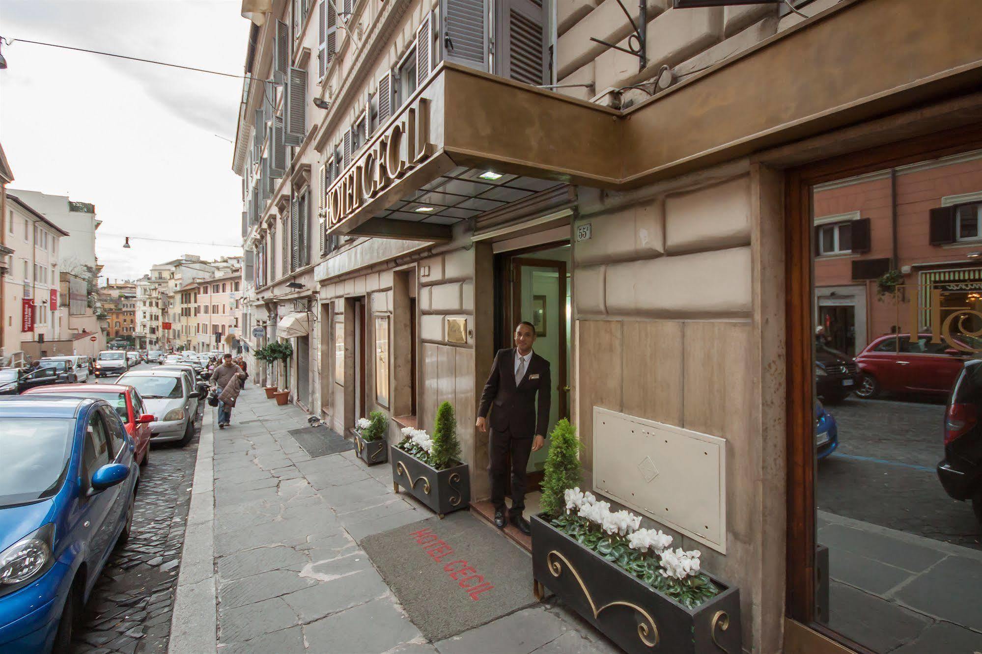 Hotel Cecil Rom Exteriör bild