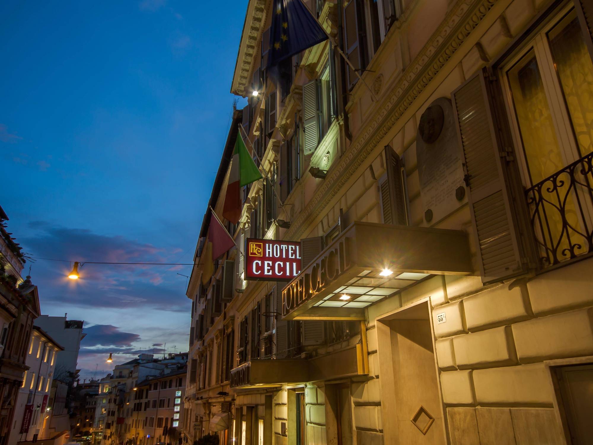 Hotel Cecil Rom Exteriör bild